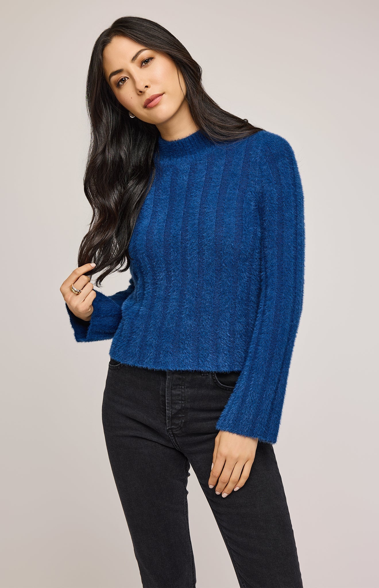 Jace Pullover Sweater|color:Navy