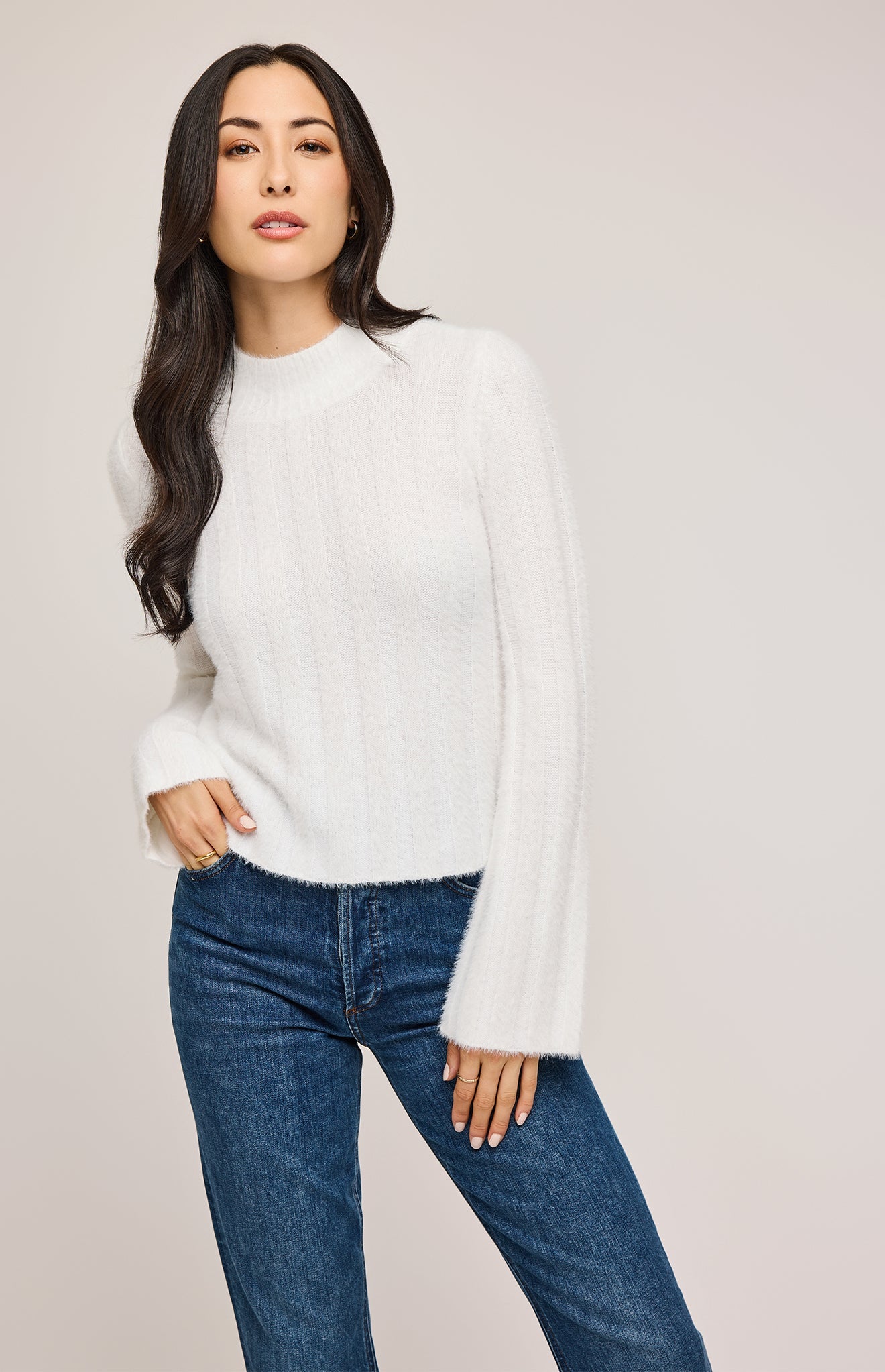 Jace Pullover Sweater|color:White