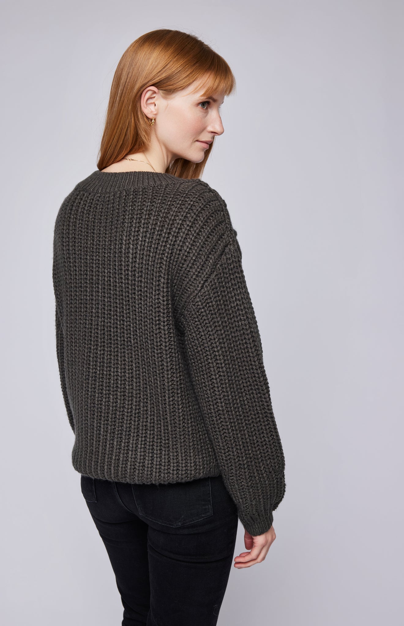 Octavia V-Neck Sweater|color:Ranger