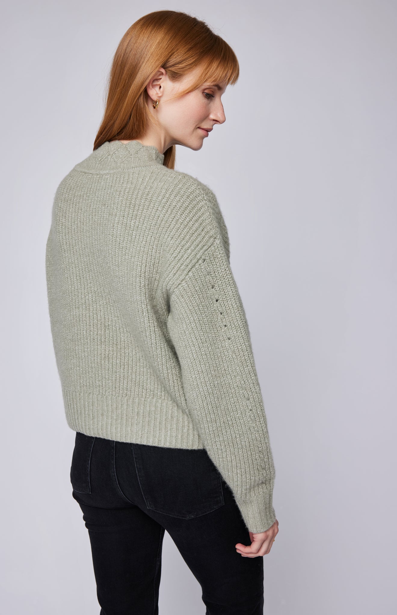 Augustine Pullover Sweater|color:Sage