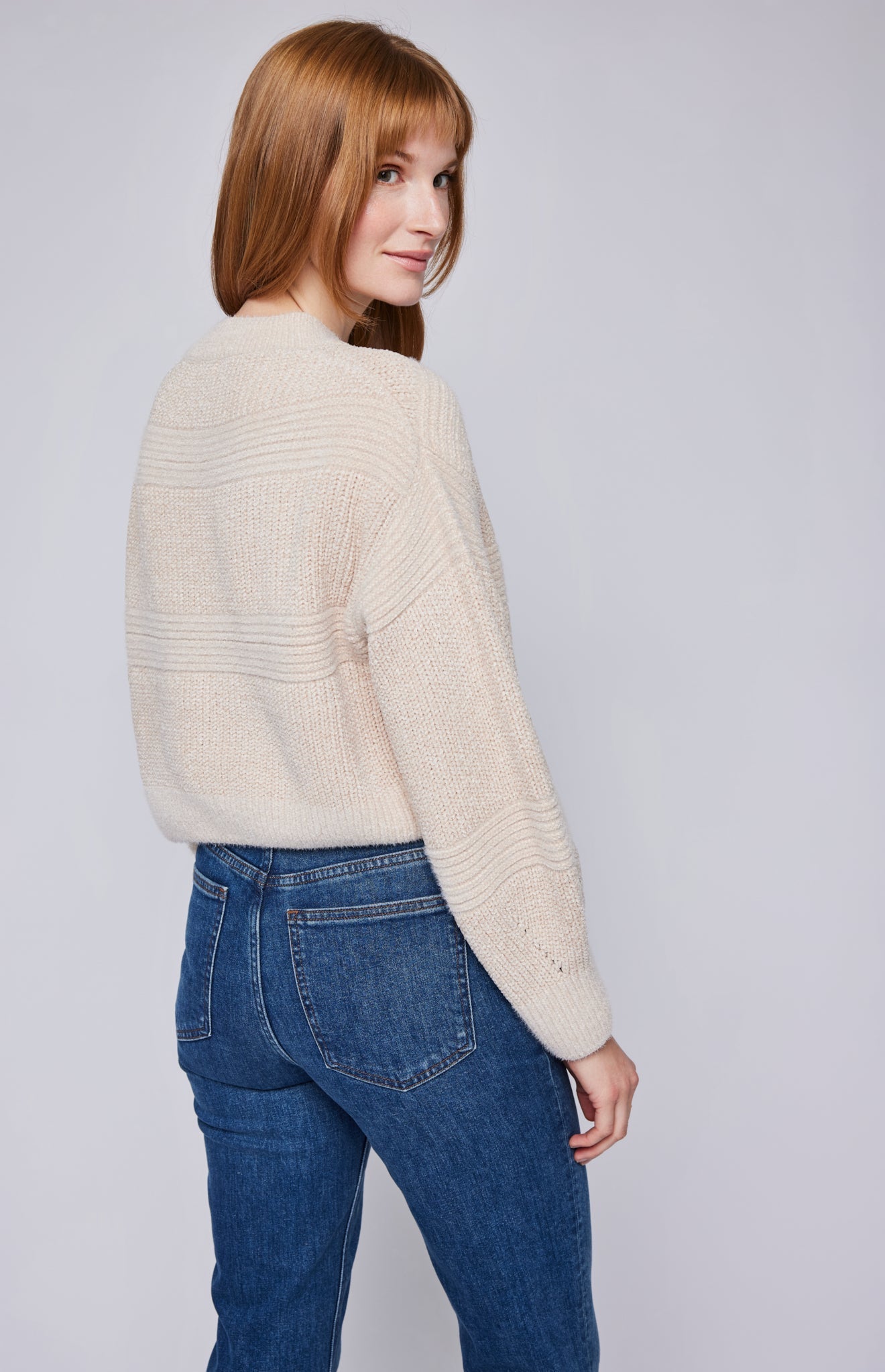 Rosetta Pullover Sweater|color:Bone