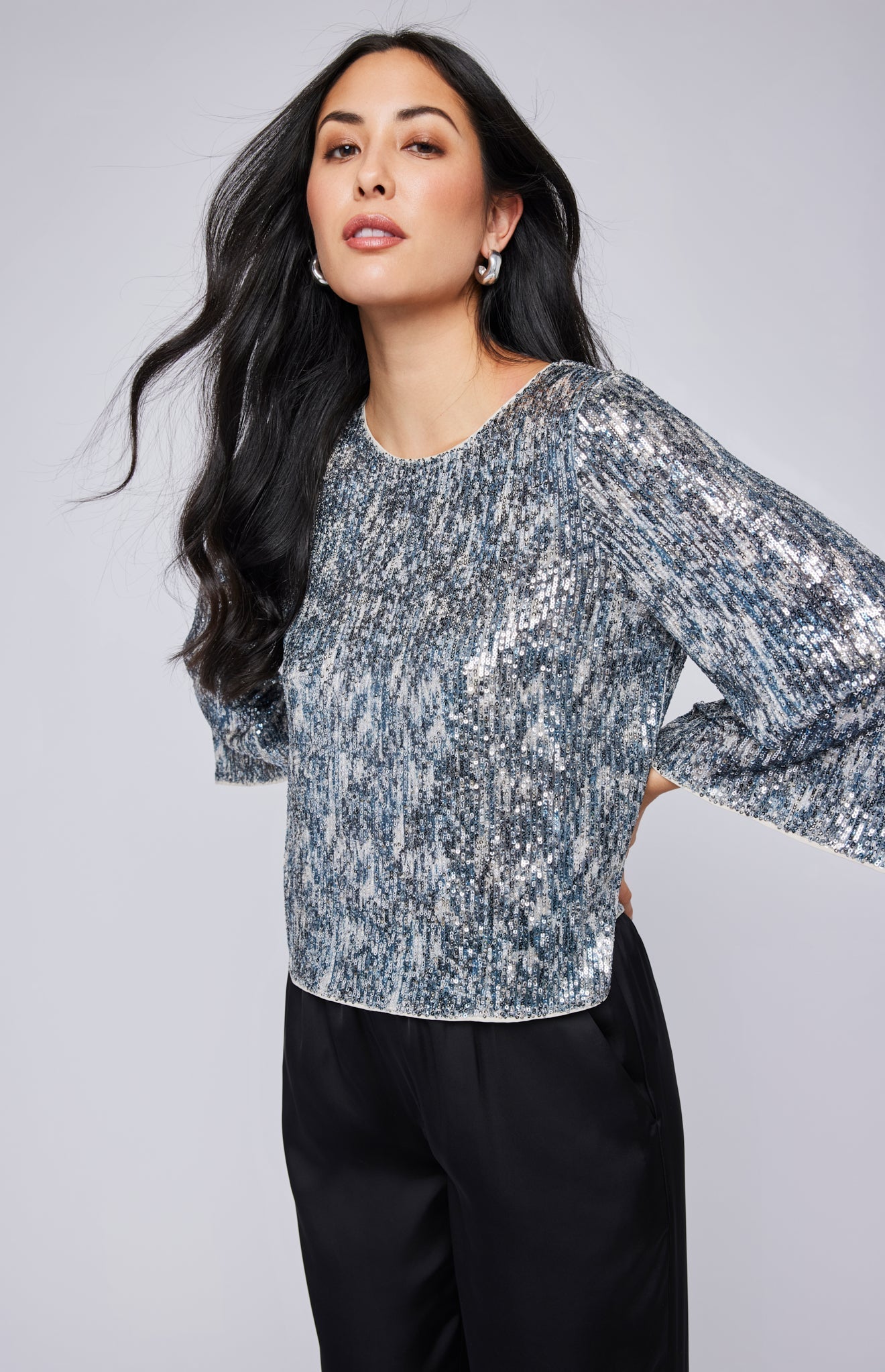 Jett Top|color:Twilight Sequin