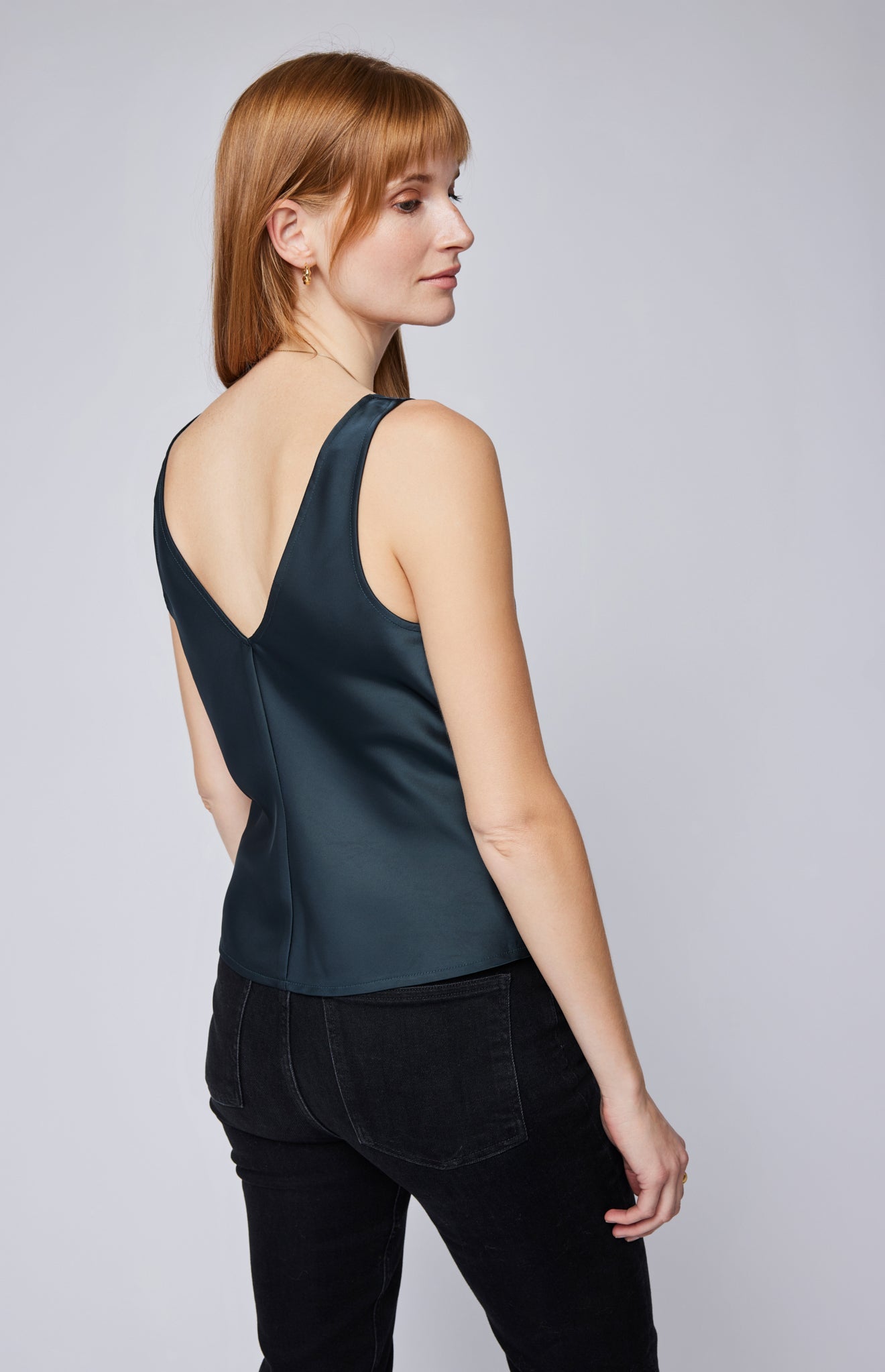 Alessia Satin Top|color:Twilight