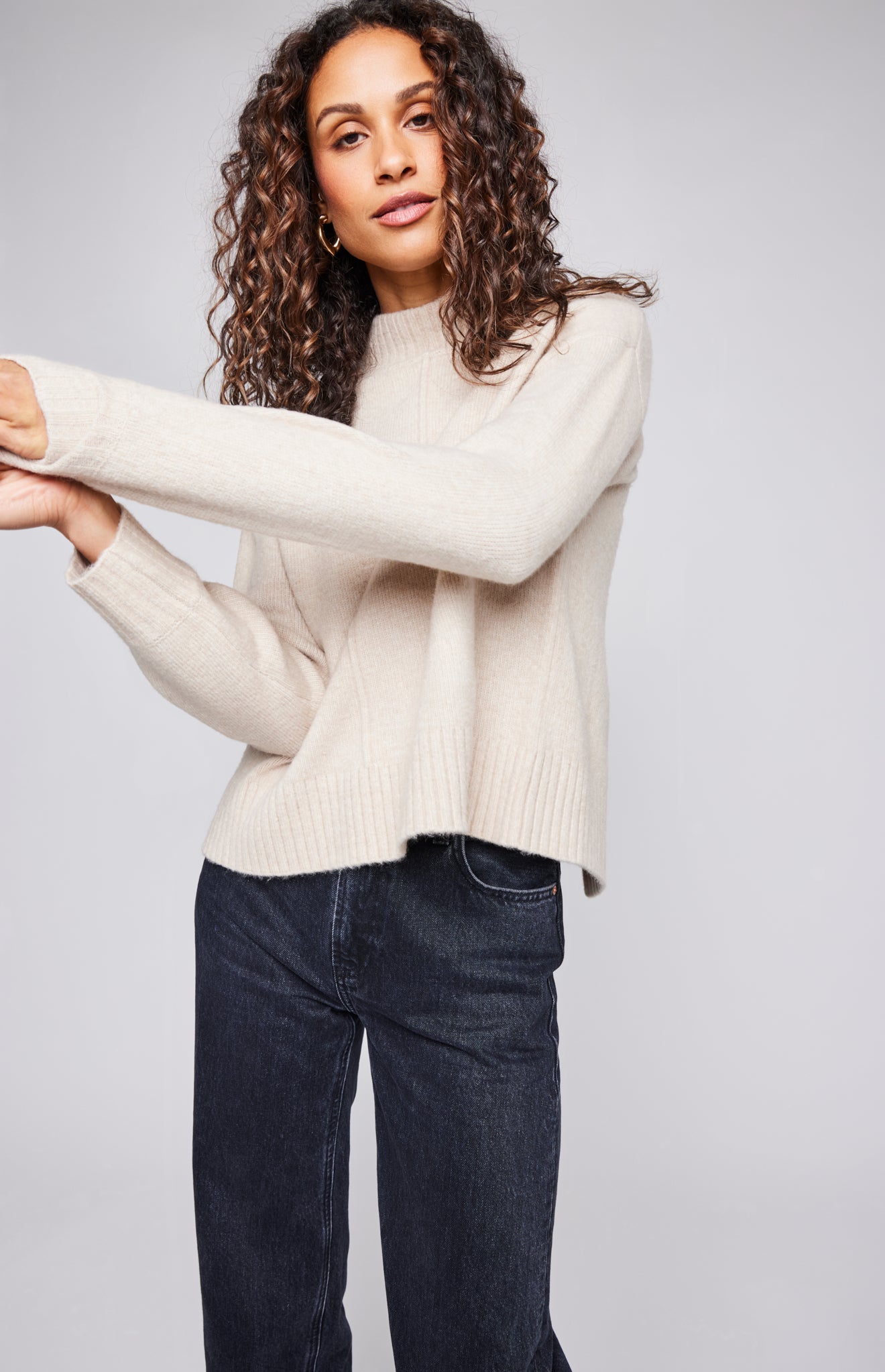 Crane Pullover|color:Heather Bone