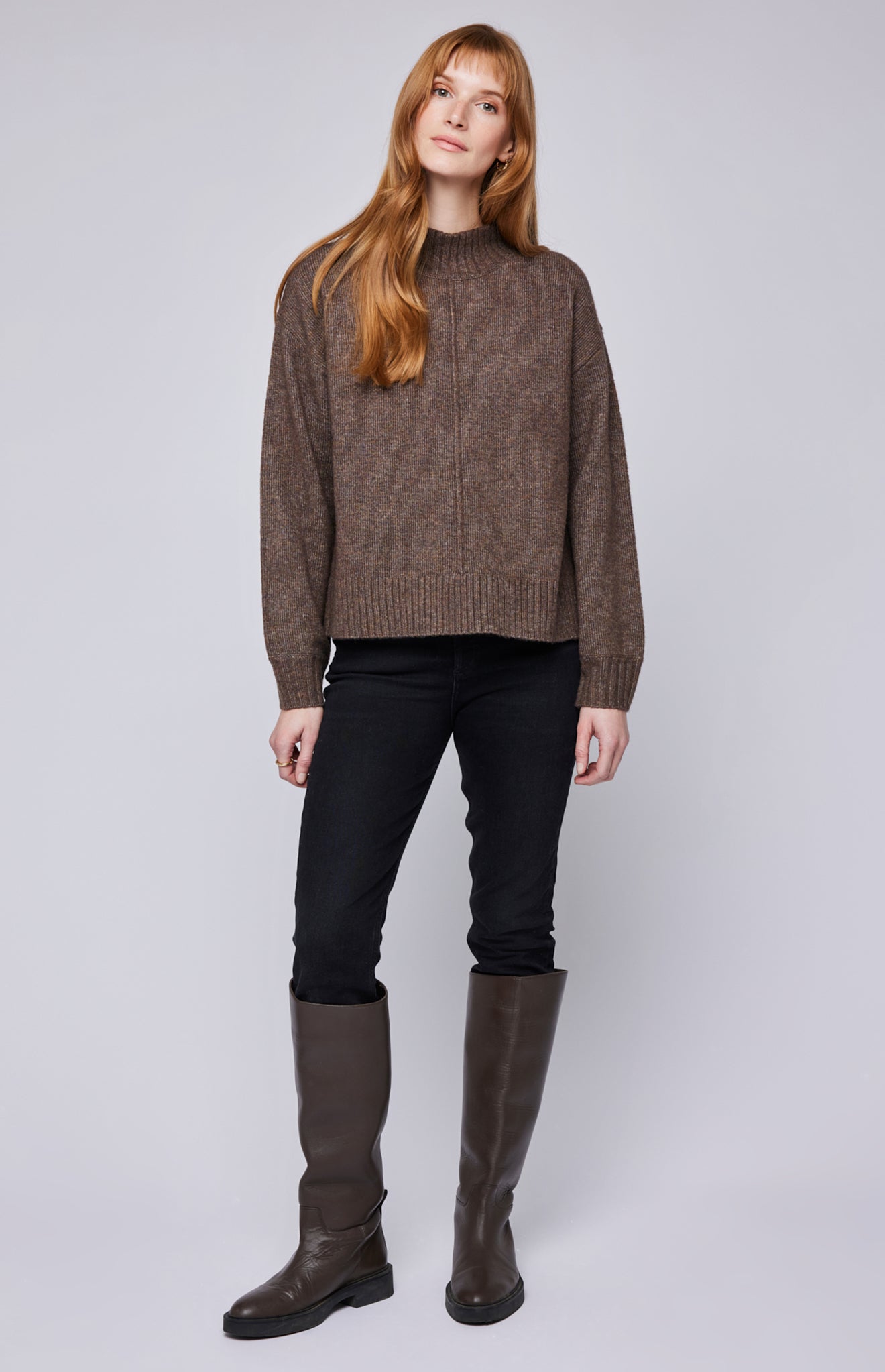 Crane Pullover|color:Heather Woodland