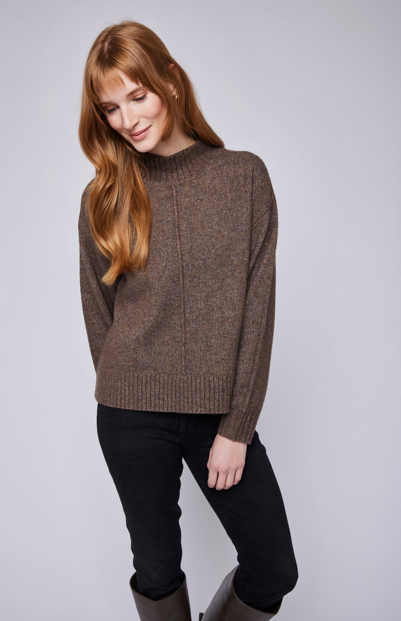 Crane Pullover|color:Heather Woodland