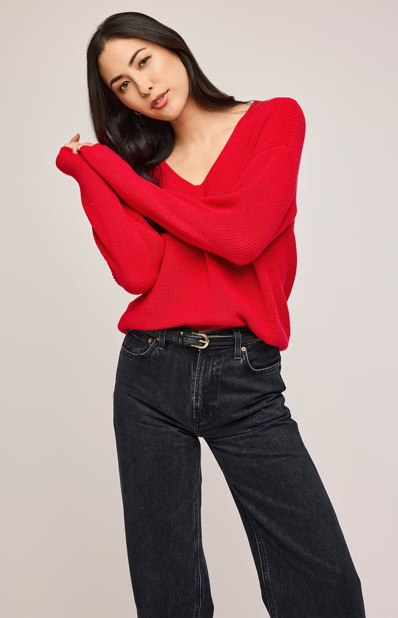 Tucker Pullover|color:Red