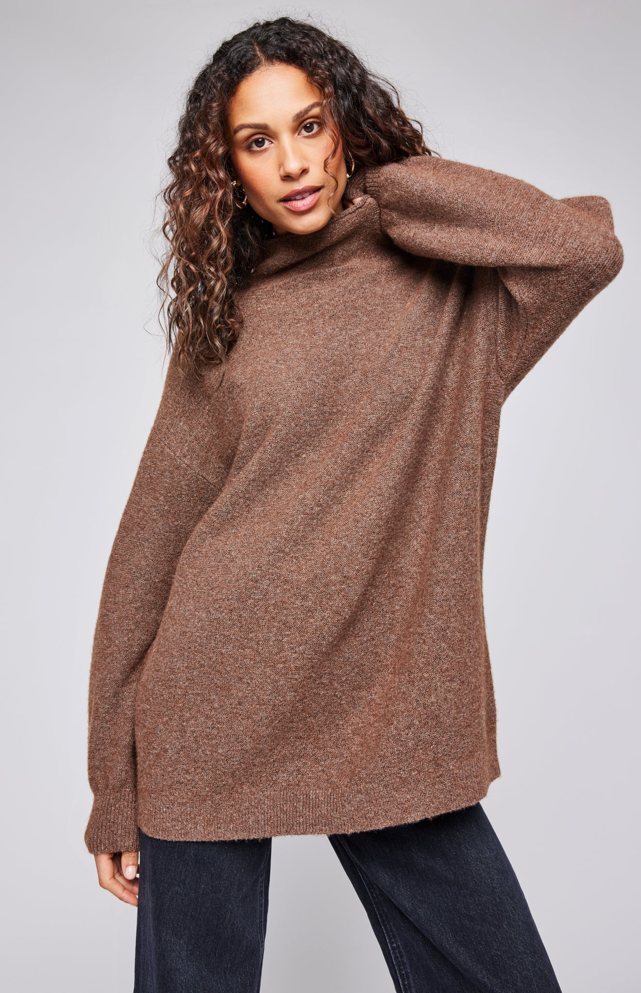 Jones Pullover|color:Heather Nutmeg