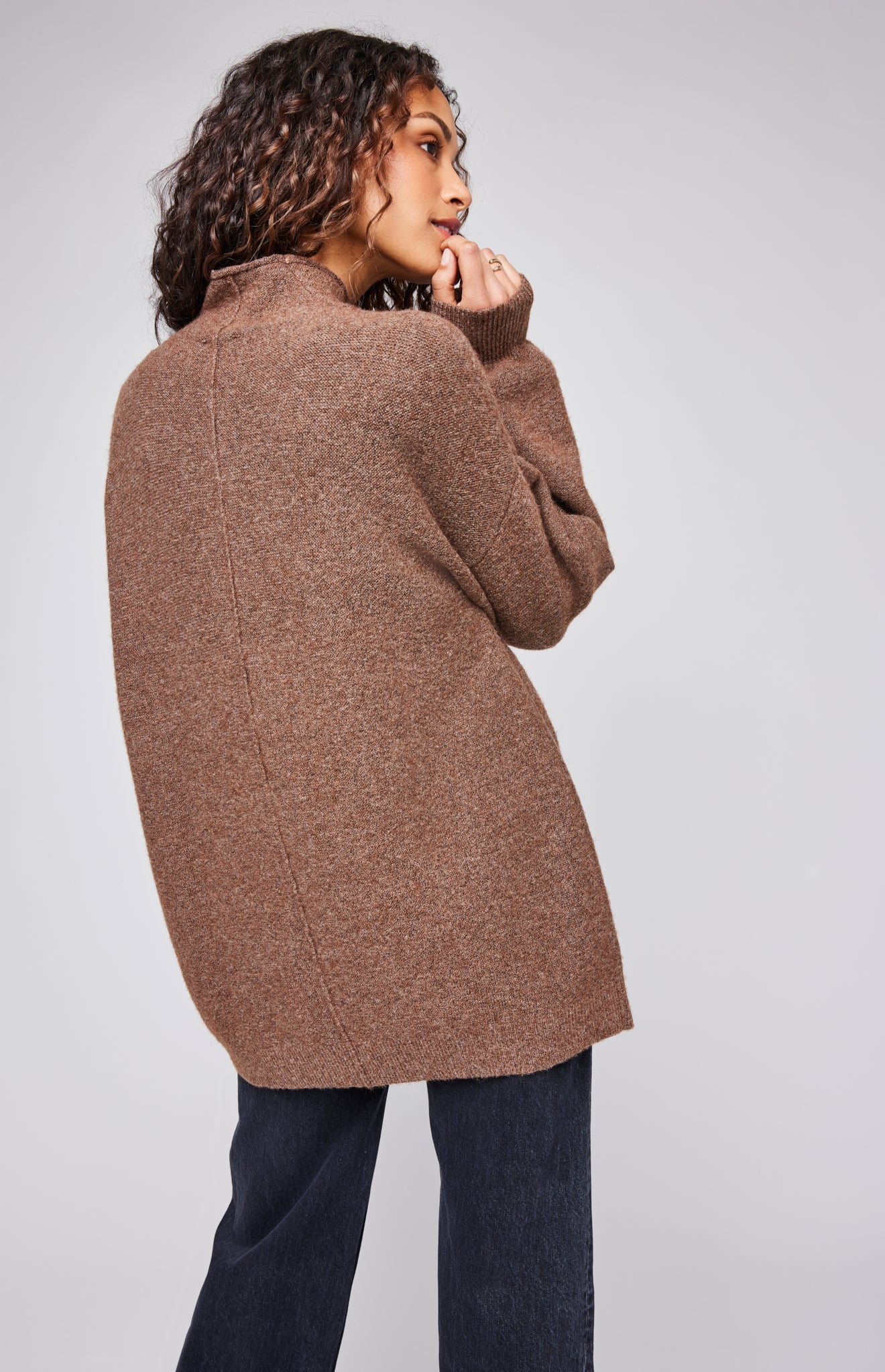 Jones Pullover|color:Heather Nutmeg