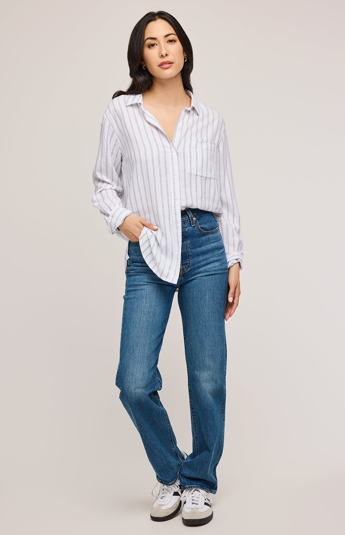 Dominique Button Down Shirt