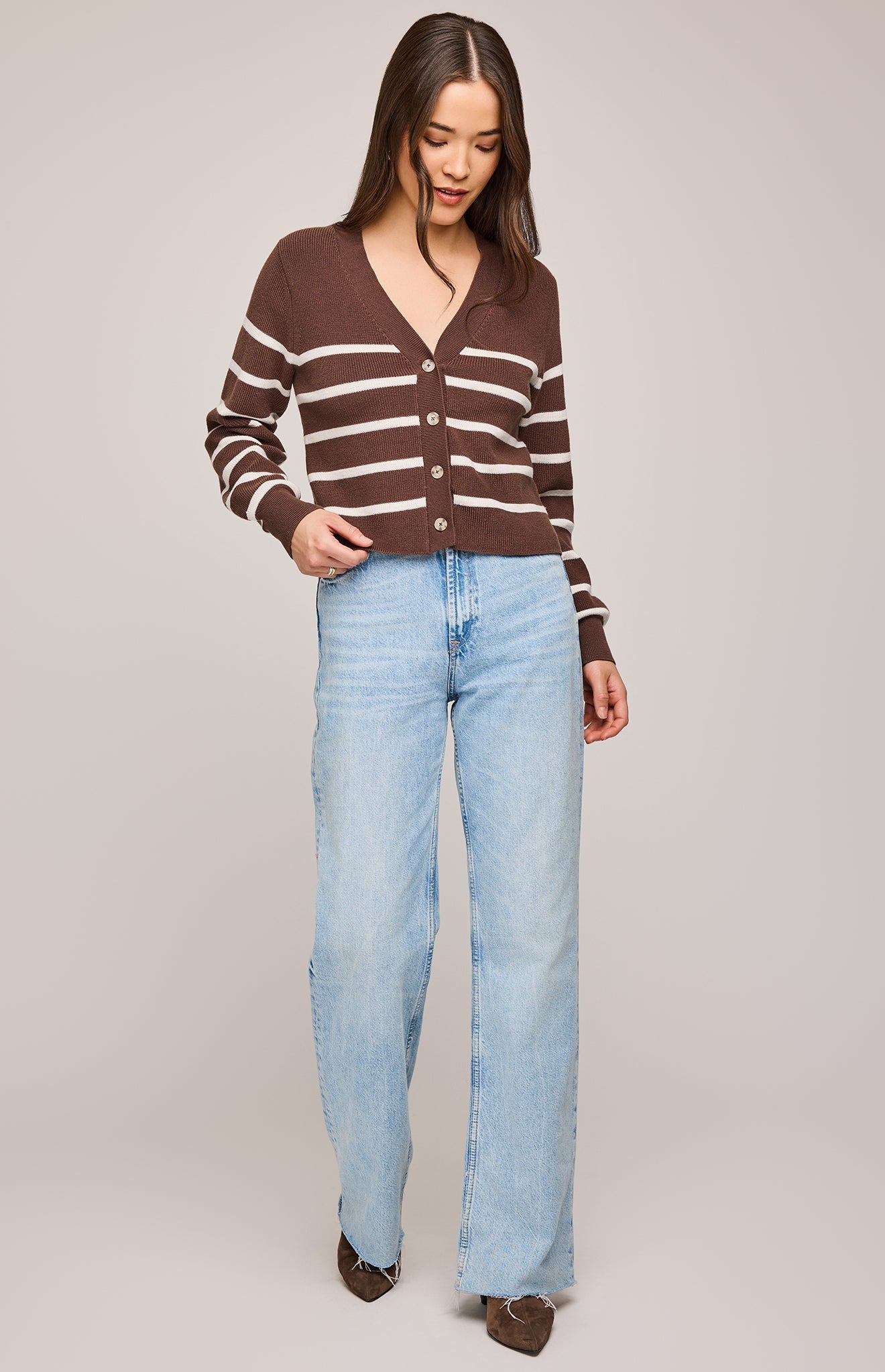 Eden Striped Cardigan