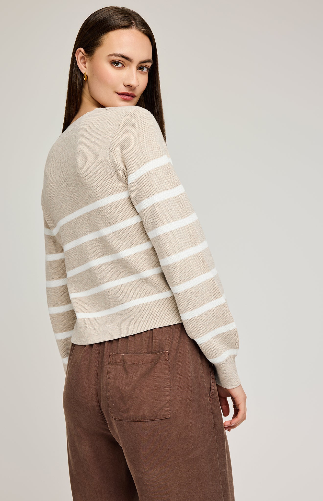 Eden Striped Cardigan