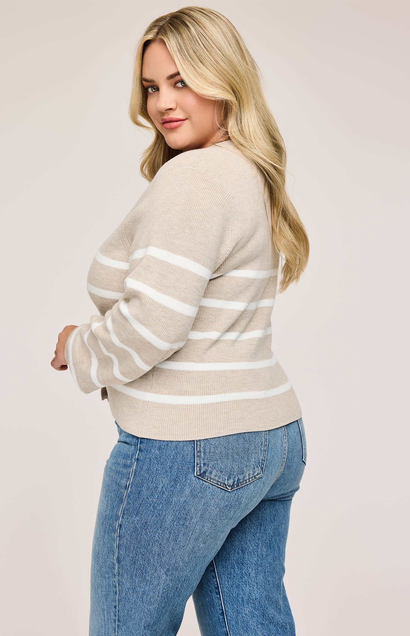 Eden Striped Cardigan