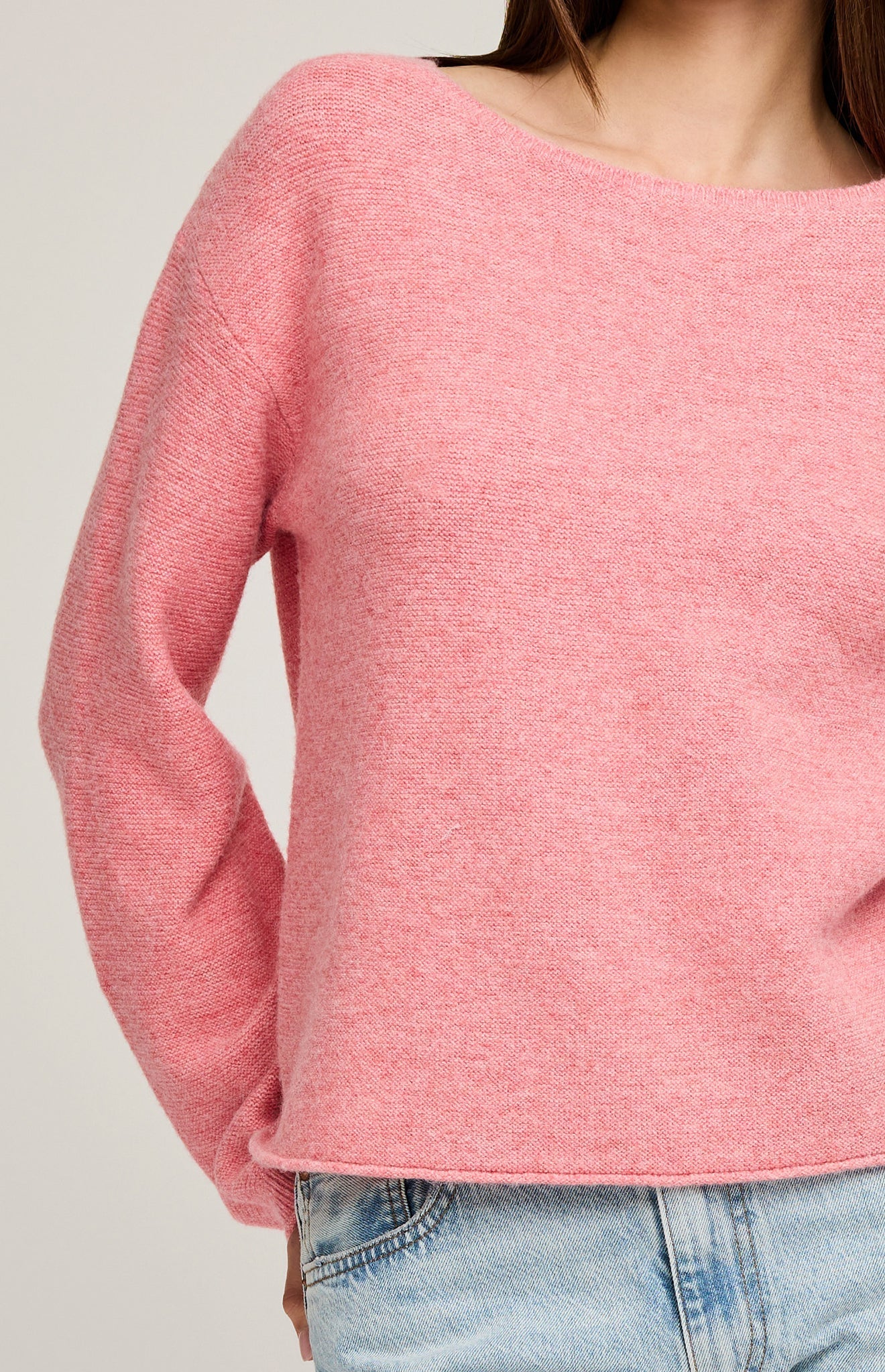 Mateo Knit Pullover|color:Heather Berry