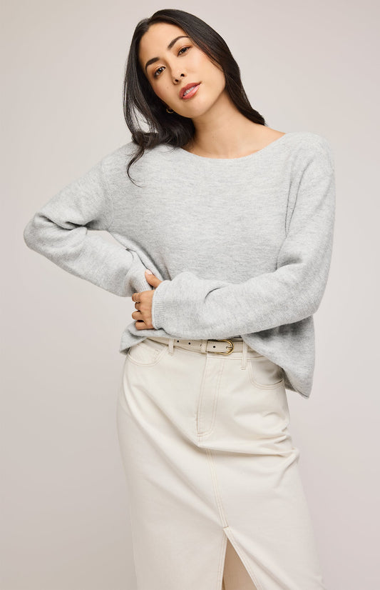 Mateo Knit Pullover|color:Heather Grey