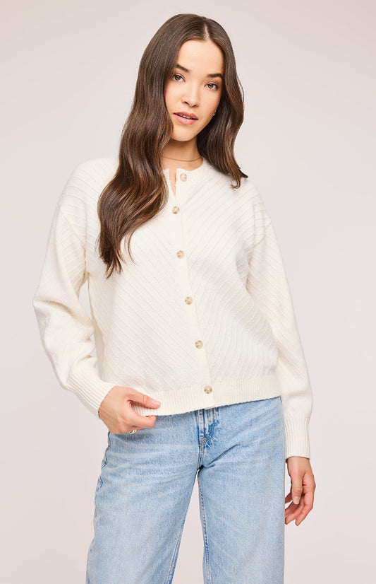 Leonie Cardigan|color:Cream
