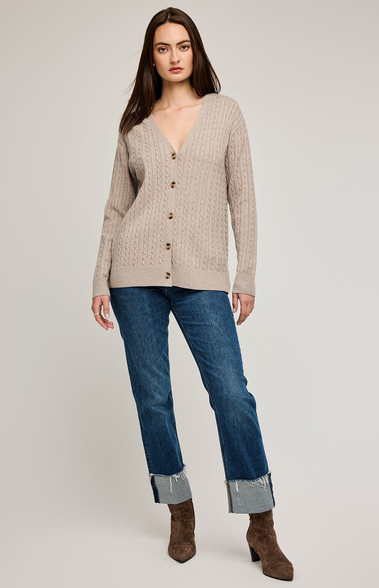 Lucia Button Up Cardigan – Gentle Fawn