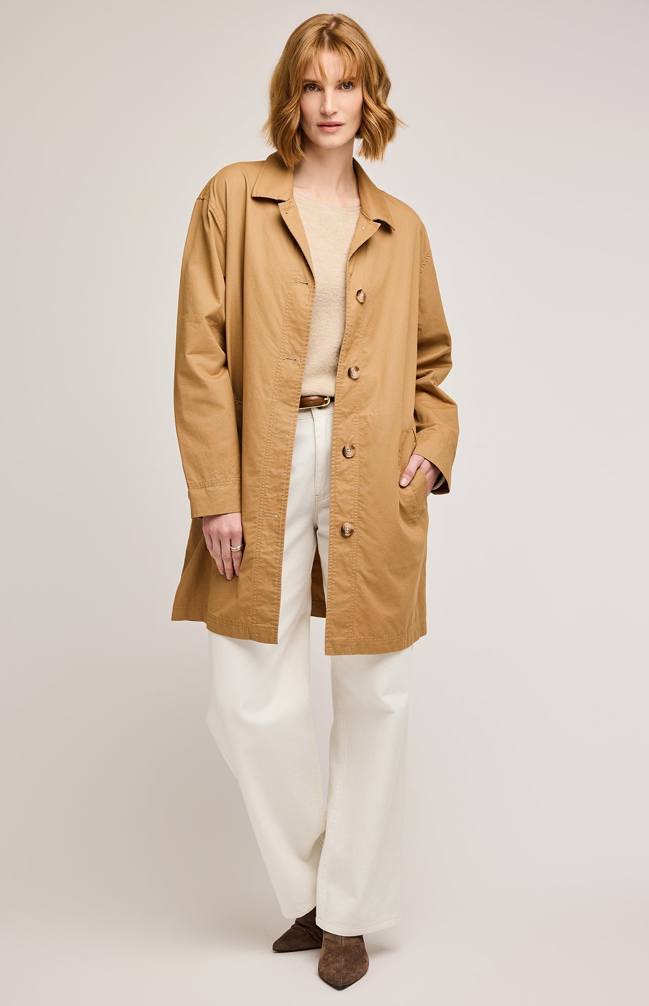 Lark Trench Coat|color:Honey