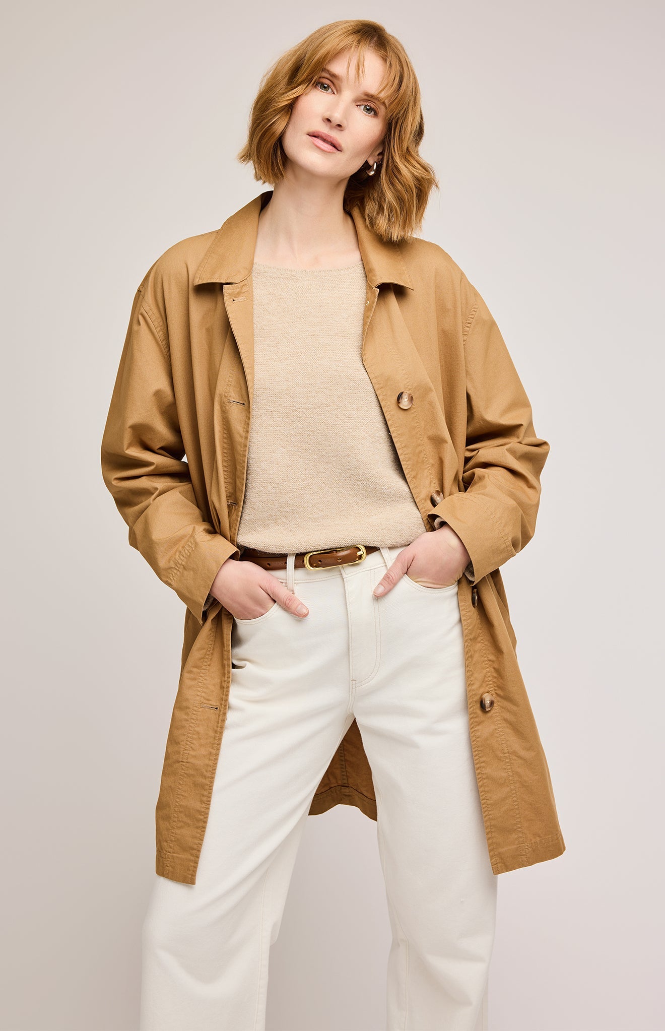 Lark Trench Coat|color:Honey