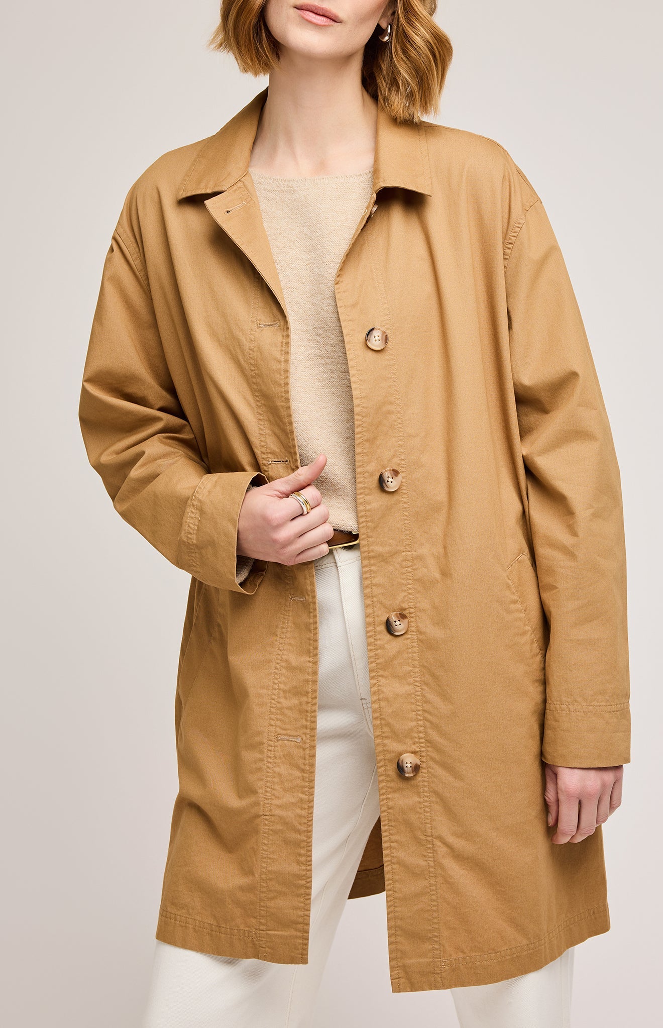 Lark Trench Coat|color:Honey