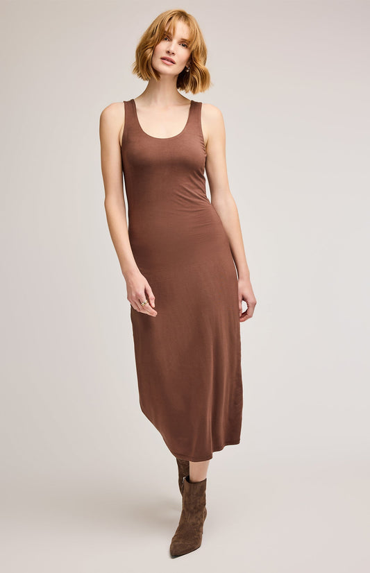 Alexi Midi Dress|color:Brunette