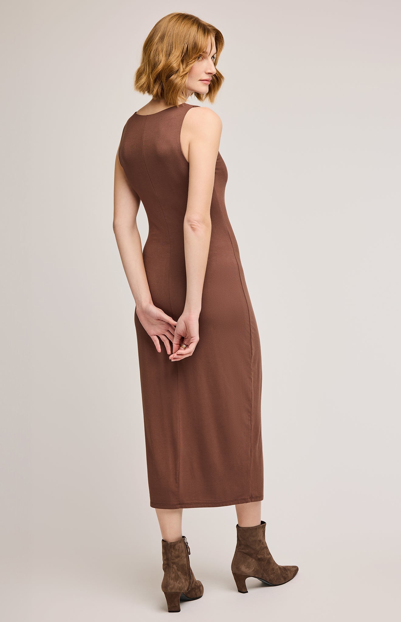 Alexi Midi Dress|color:Brunette