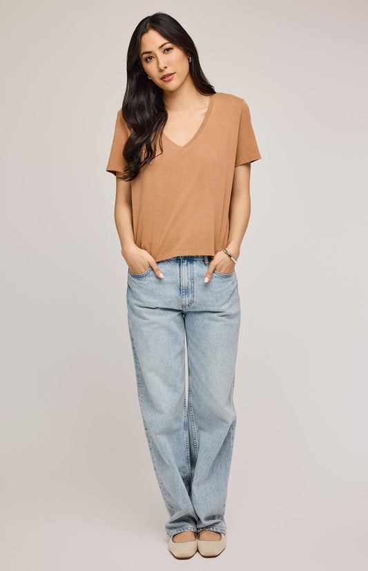 Lucy Cotton T-Shirt|color:Cork