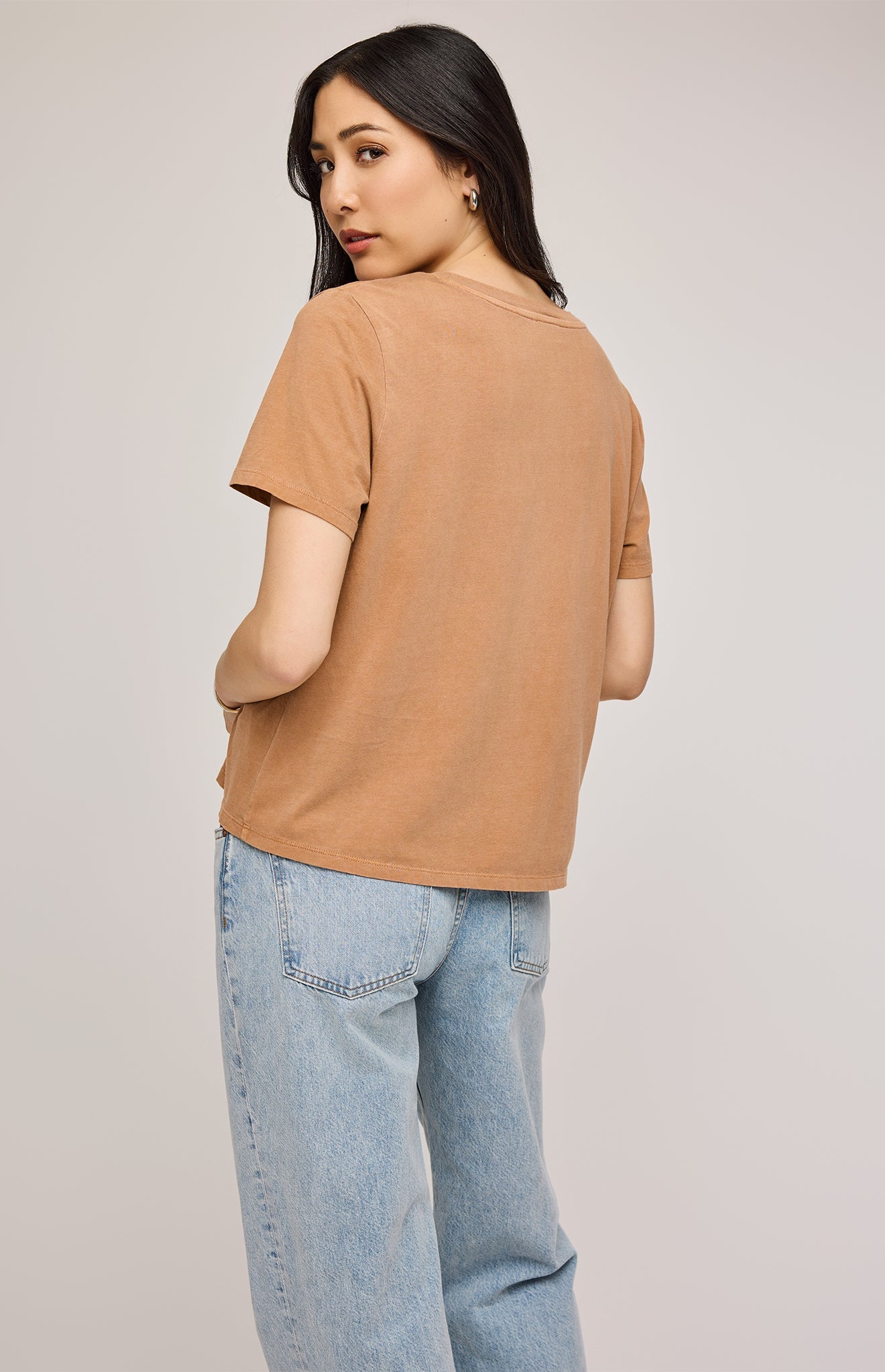 Lucy Cotton T-Shirt|color:Cork