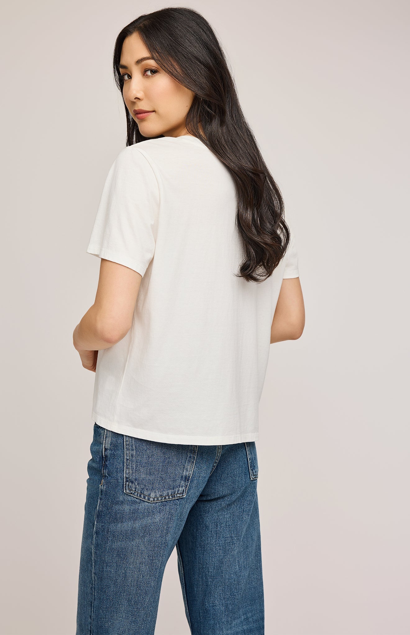 Lucy Cotton T-Shirt|color:White