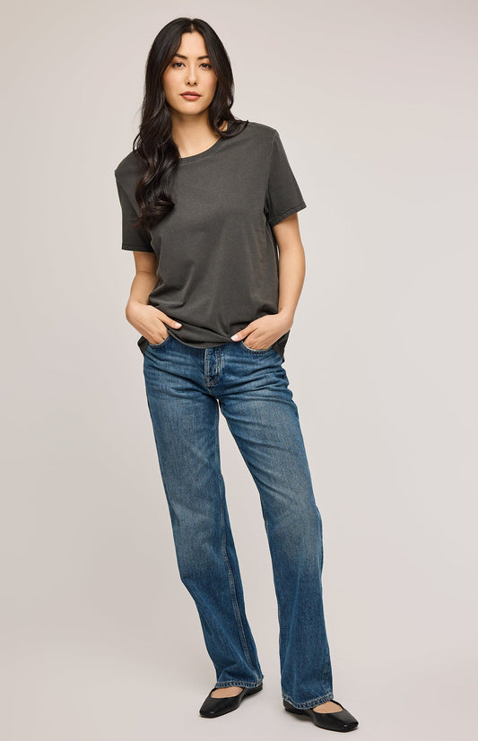 Victoria Cotton T-Shirt|color:Washed Black