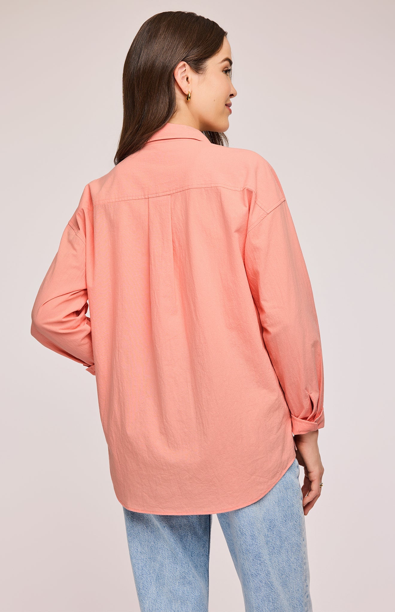 Callahan Button Down Shirt|color:Bellini