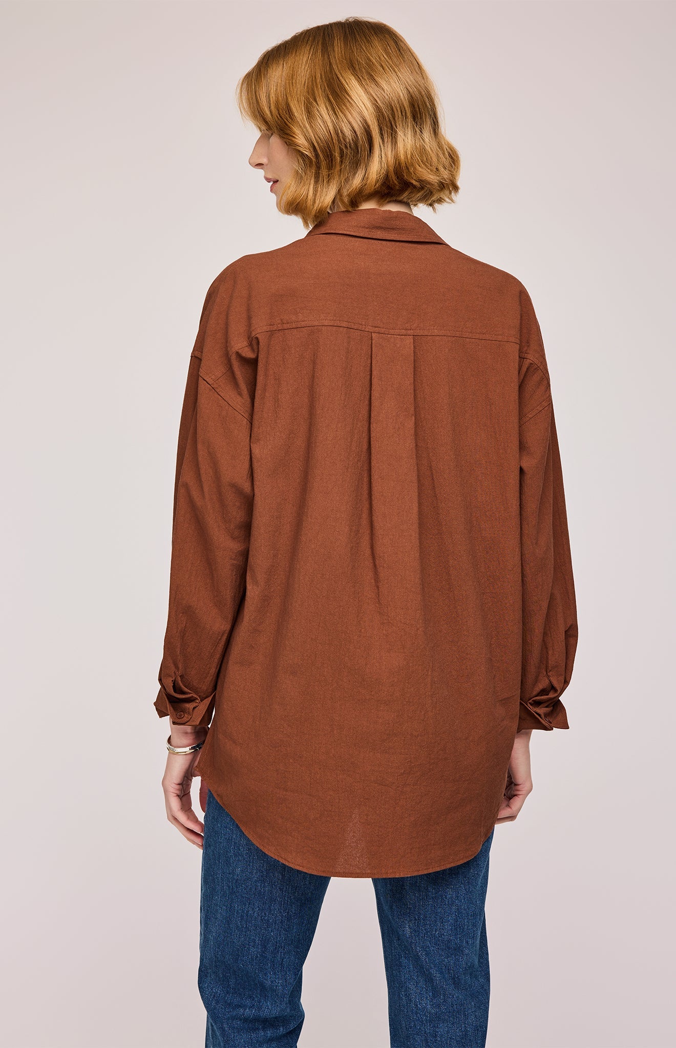 Callahan Button Down Shirt|color:Cappuccino 