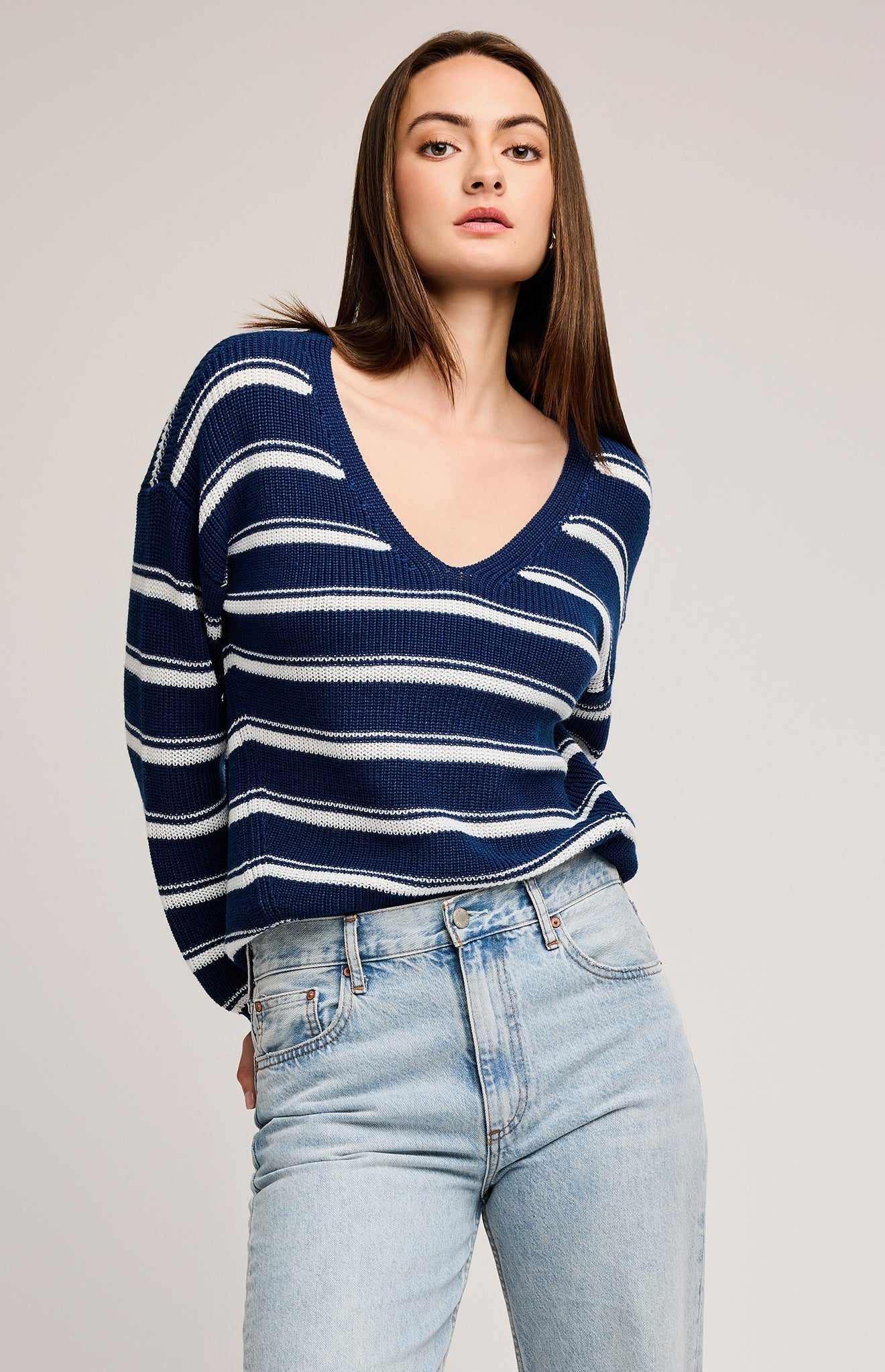 Tucker Pullover Sweater|color:Nautical Stripe