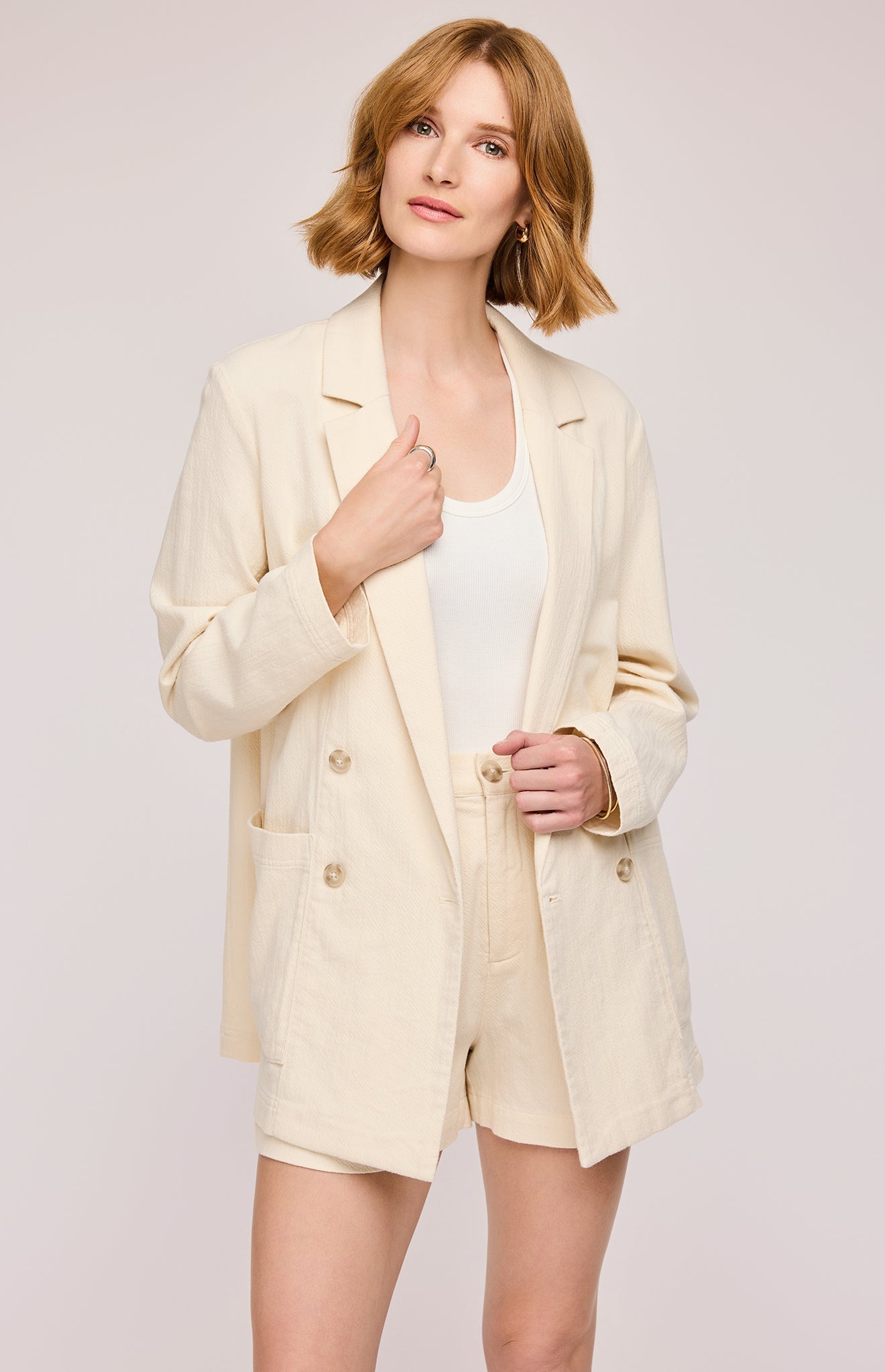 Field Blazer|color:Cream