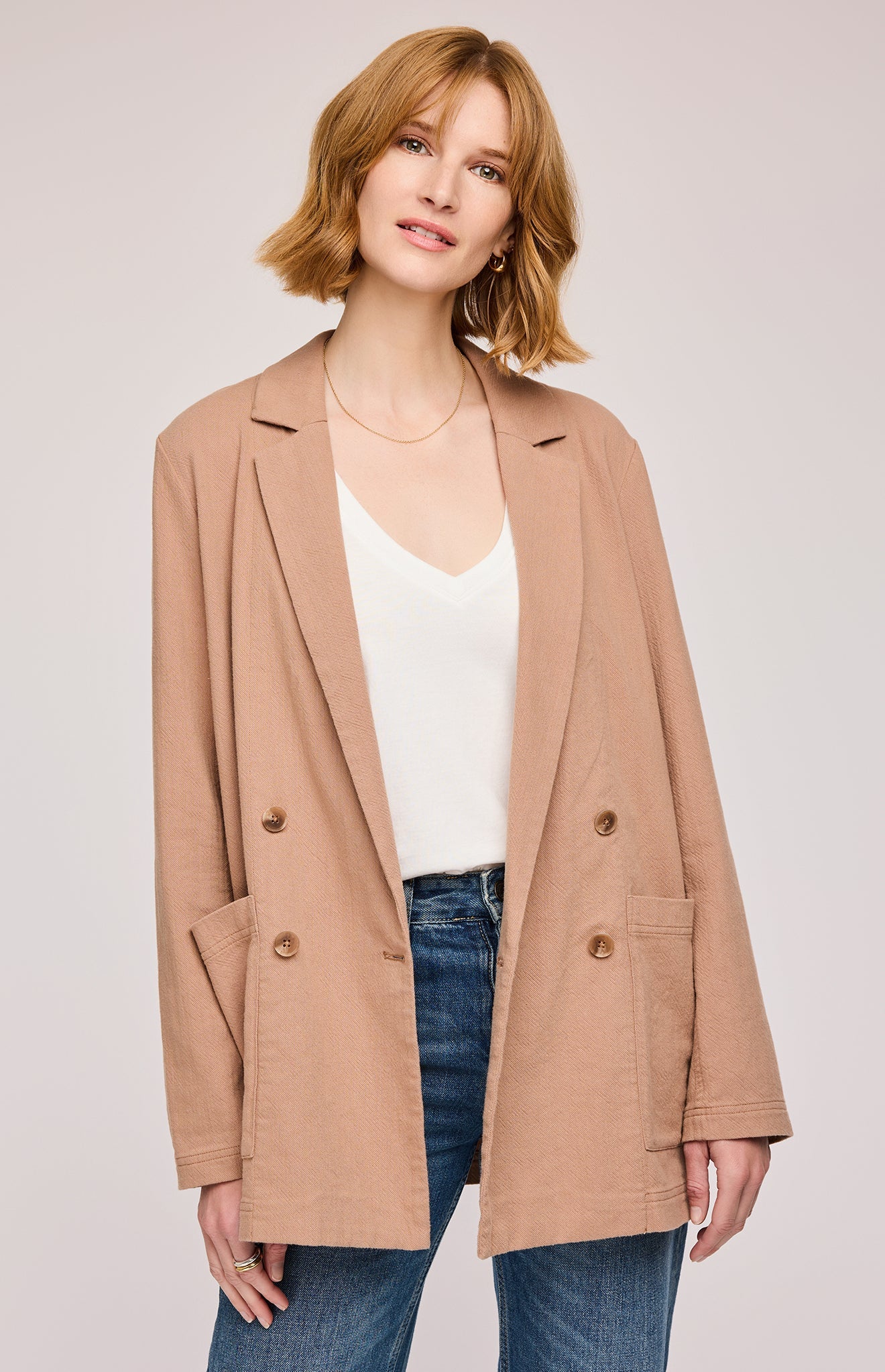 Field Blazer|color:Latte