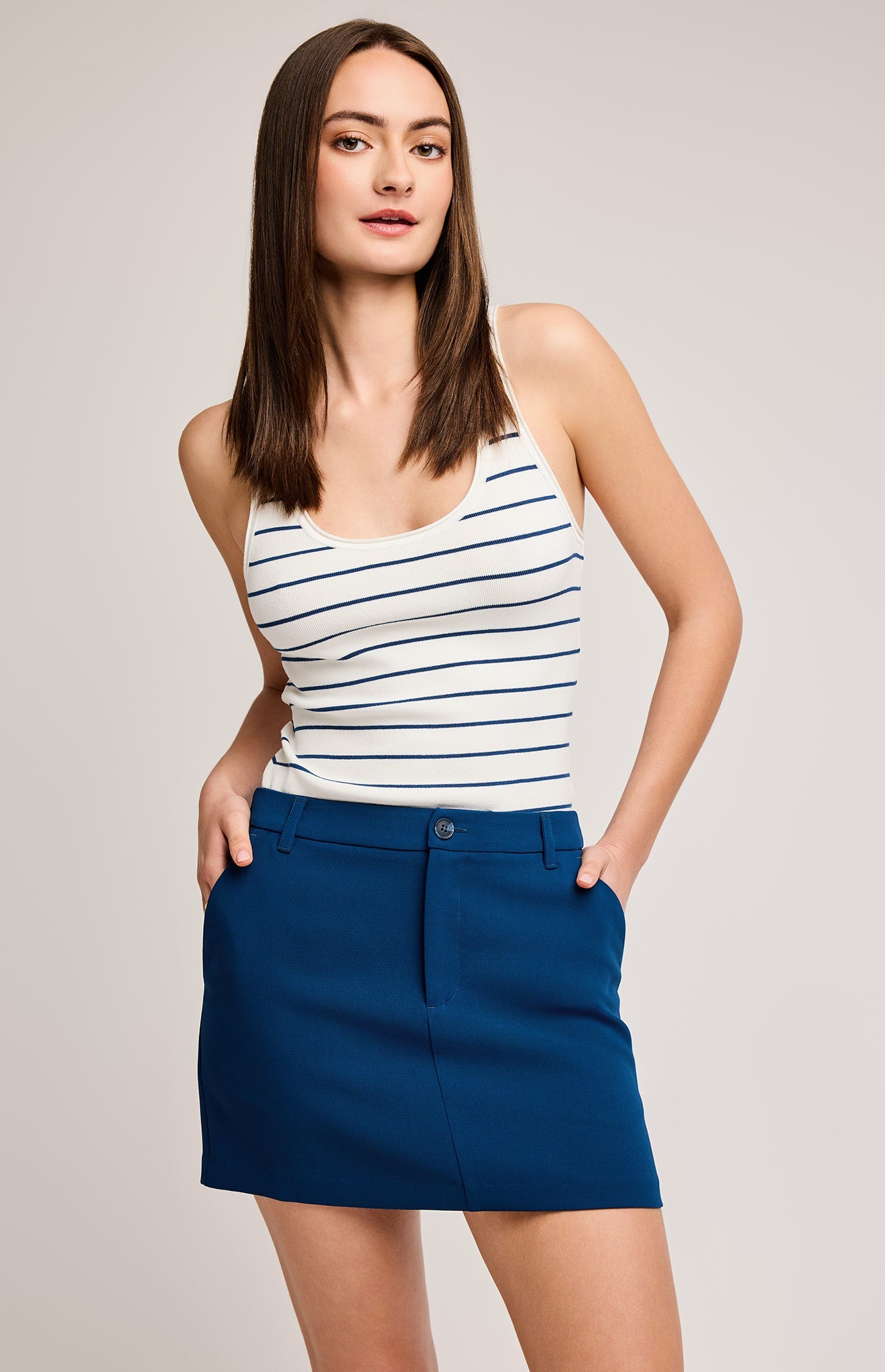 Aura Skirt|color:Nautical