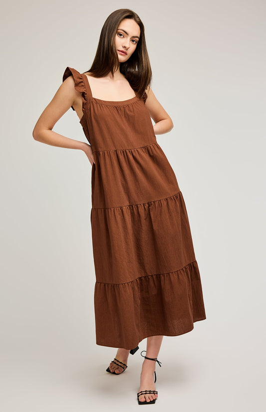 Calipso Dress|color:Cappuccino