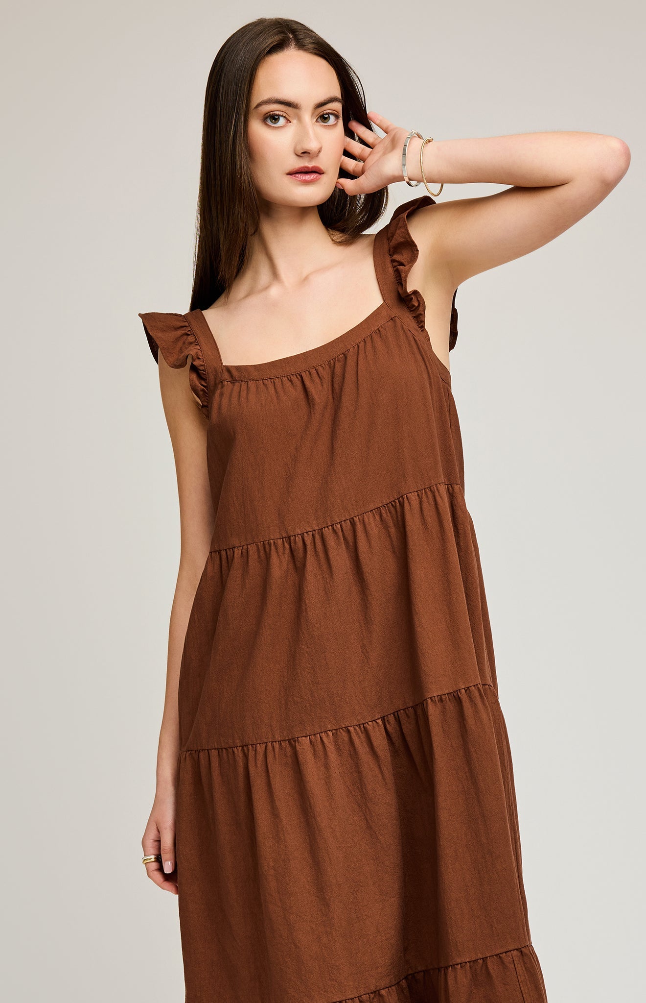 Calipso Dress|color:Cappuccino