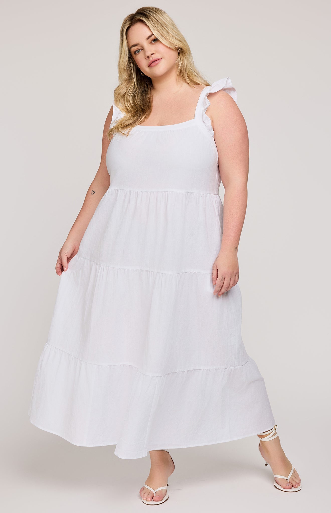 Calipso Dress|color:White