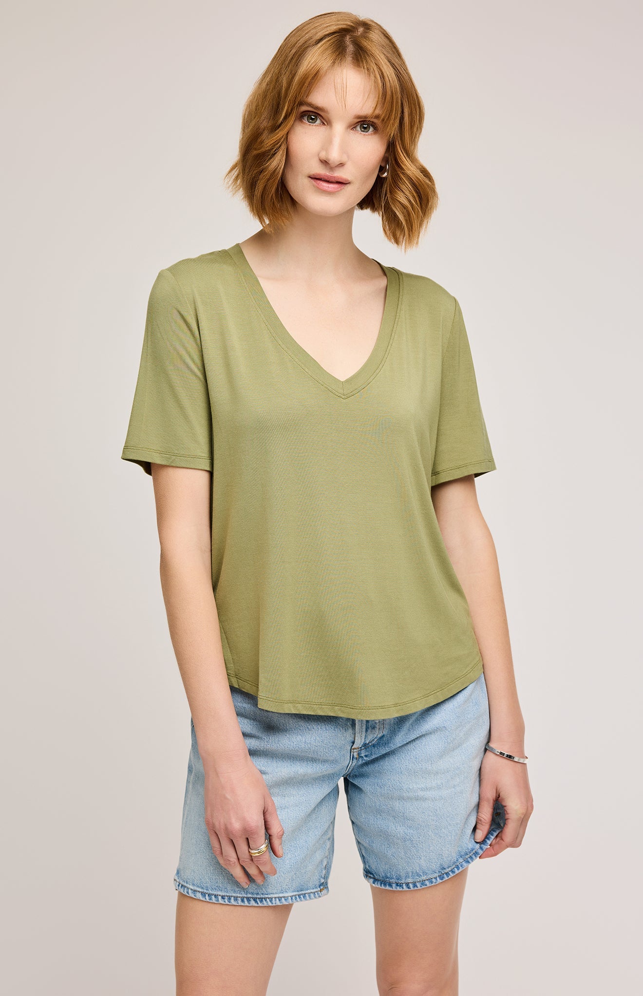 Jamie T-Shirt|color:Matcha