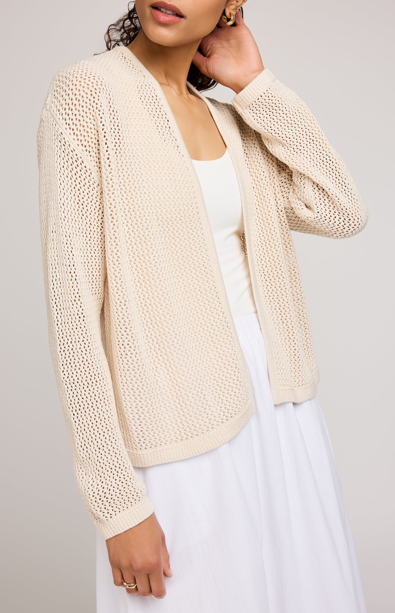 Toledo Open Knit Cardigan