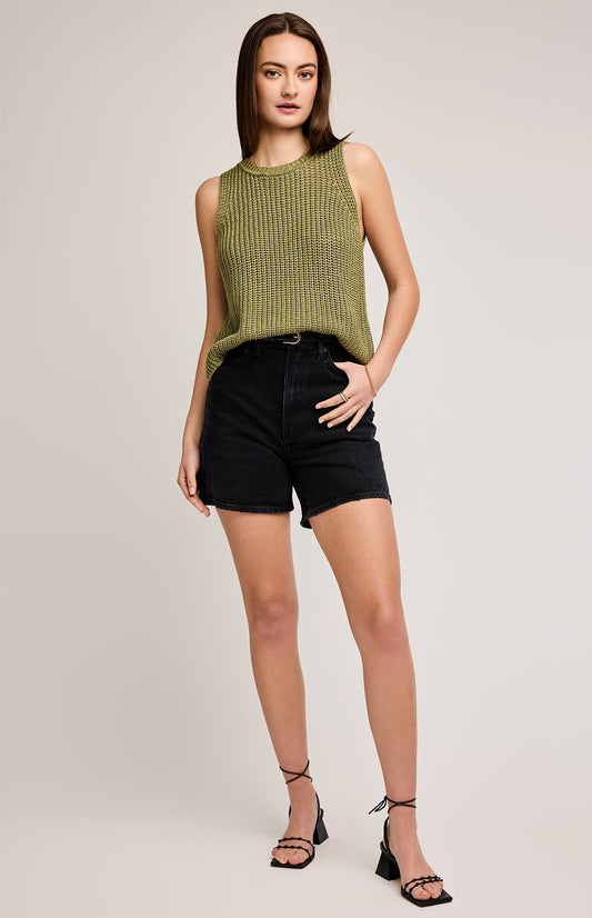 Andrea Knit Tank|color:Matcha