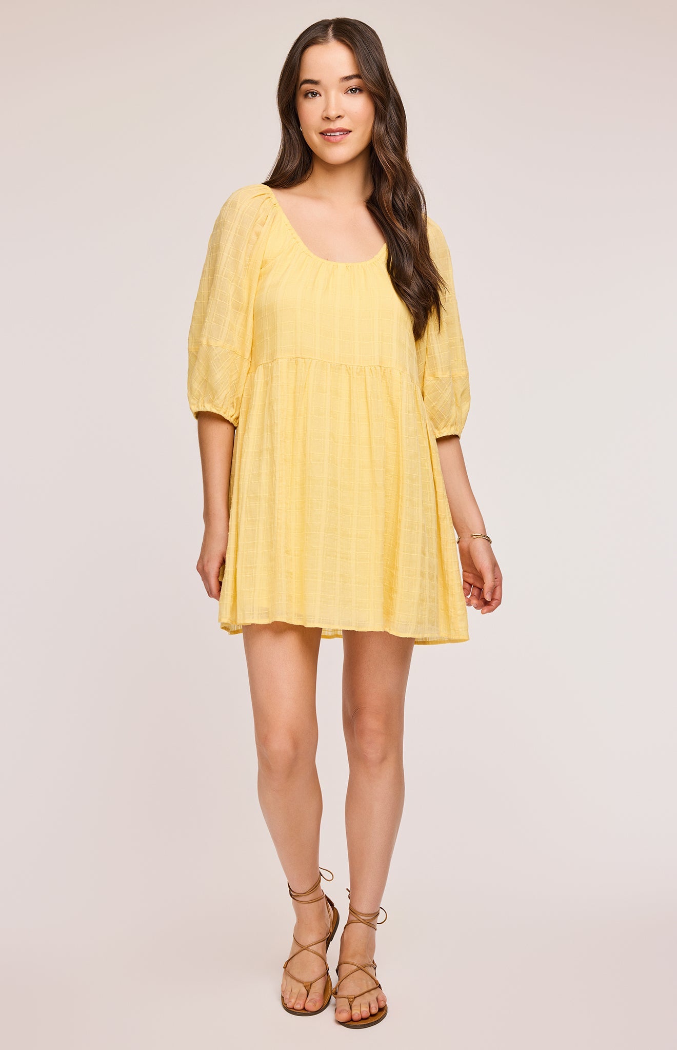 Tallulah Mini Dress|color:Sunshine