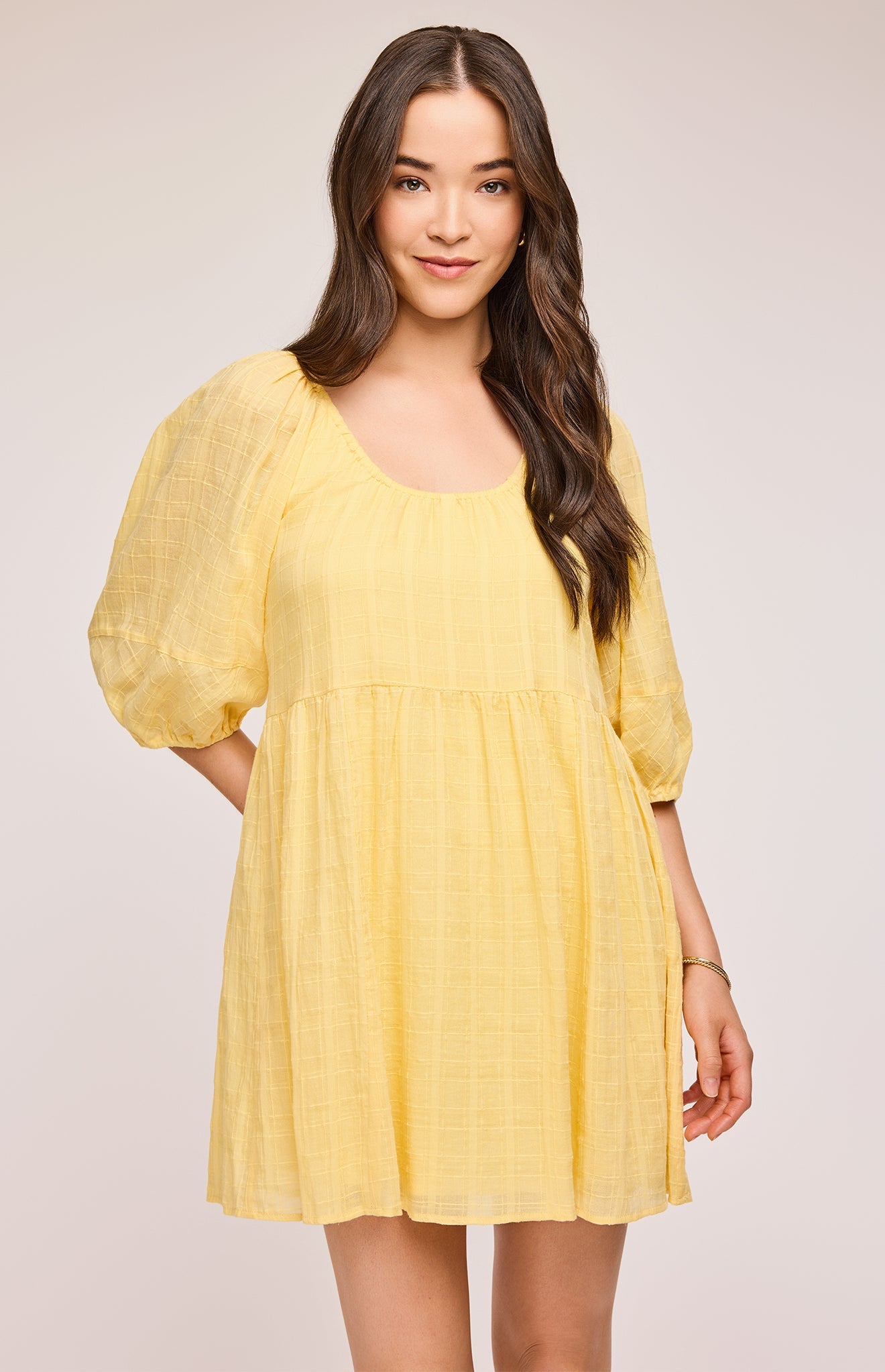 Tallulah Mini Dress|color:Sunshine