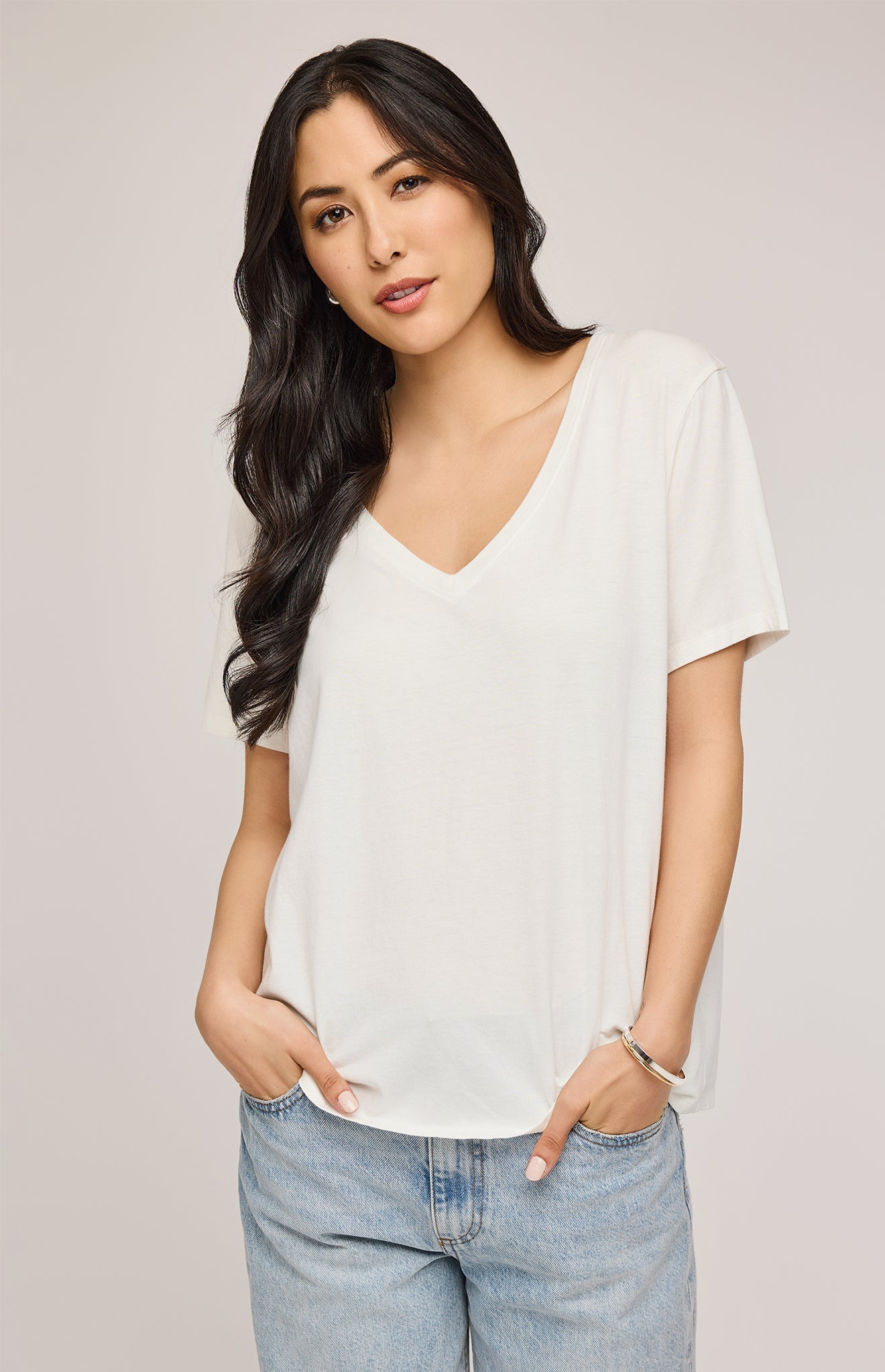 Jennifer Cotton T-Shirt|color:White