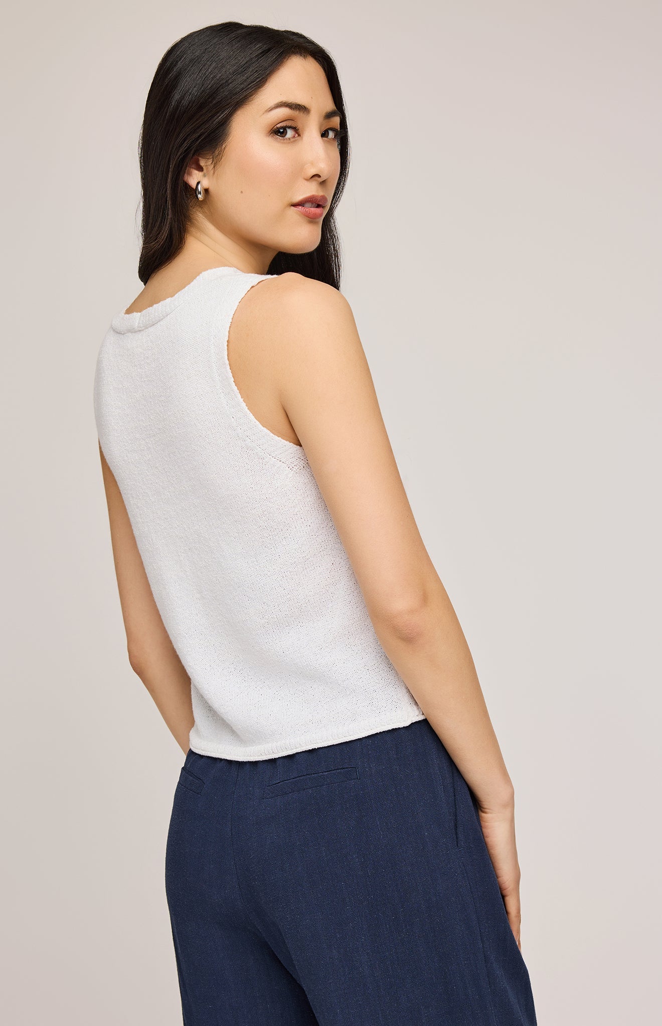 Rebel Knit Tank|color:White