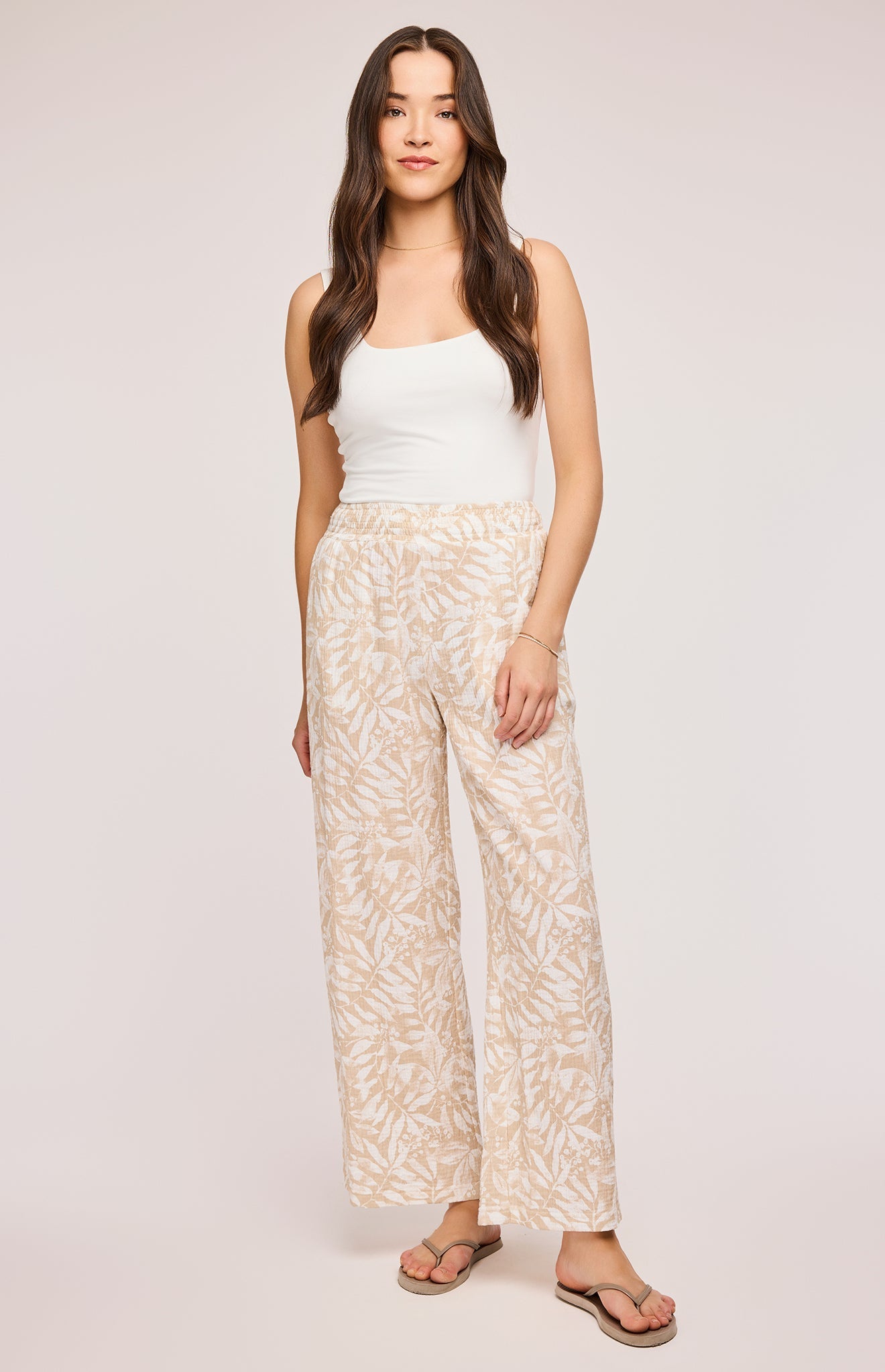 Adelaide Pant|color:Tan Tropic