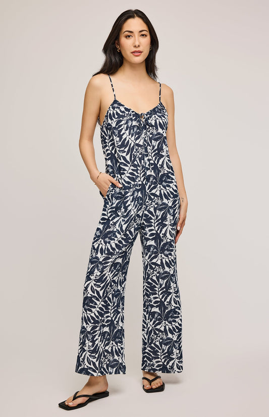 Matilda Jumpsuit|color:Navy Tropic