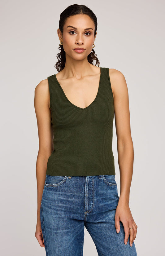 Gina Knit Tank|color:Jasper