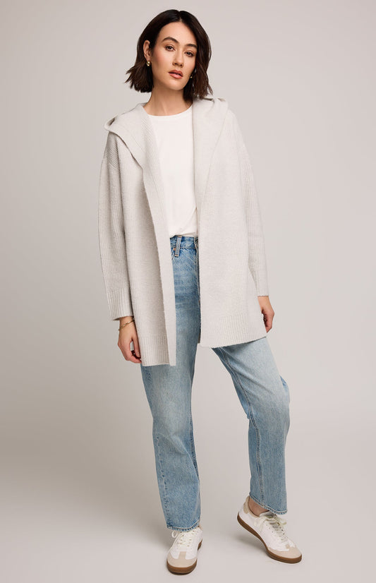 Ilana Cardigan|color:Heather Birch